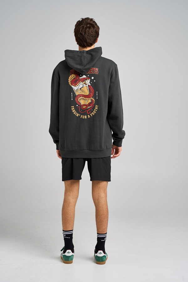 Fangin - Hooded Pullover - Vintage Black - Image 3
