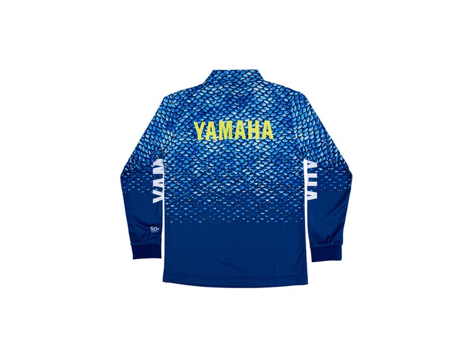 Yamaha Kids Scale Fishing Shirt - Blue - Image 2